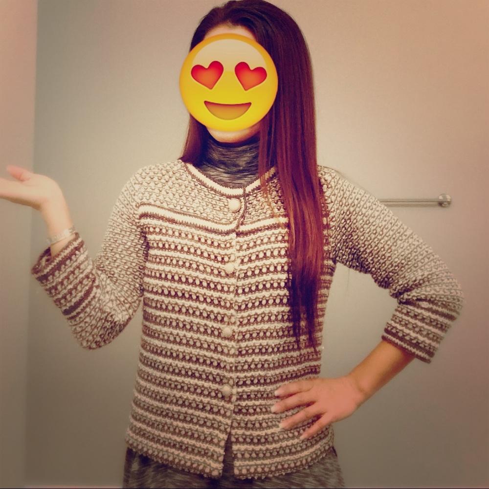 Chanel sweater cardigan